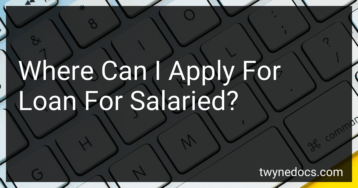 Where Can I Apply For Loan For Salaried? image