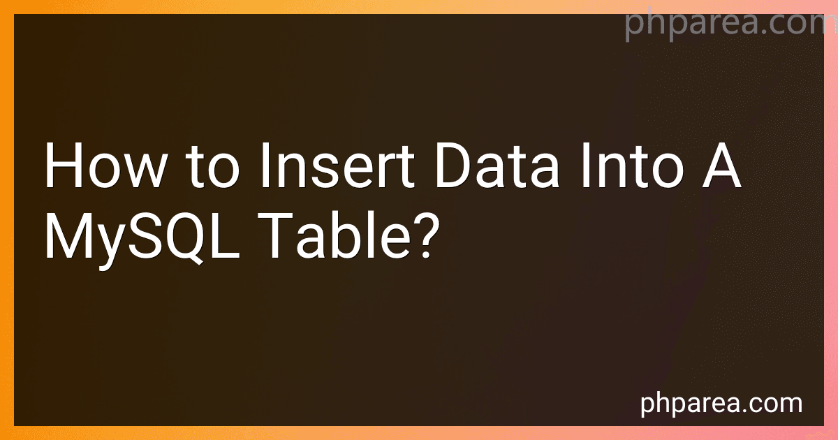 How to Insert Data Into A MySQL Table? image