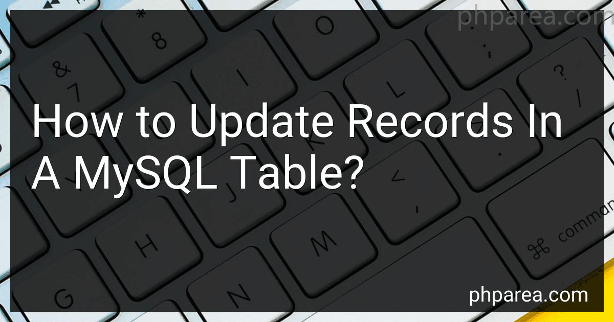 How to Update Records In A MySQL Table? image
