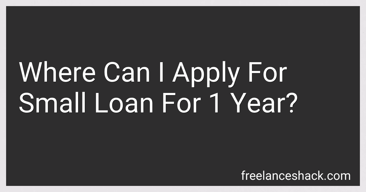 Where Can I Apply For Small Loan For 1 Year? image