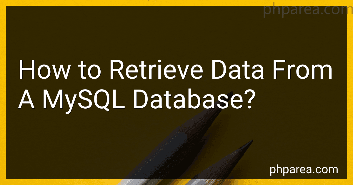 How to Retrieve Data From A MySQL Database? image