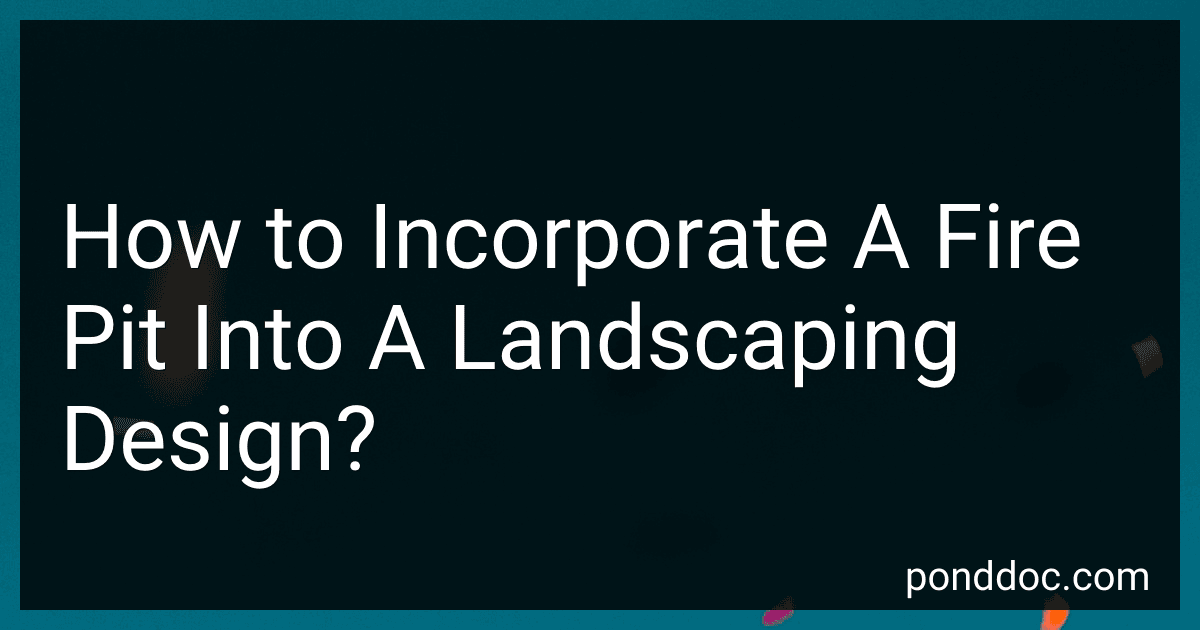 How to Incorporate A Fire Pit Into A Landscaping Design? image