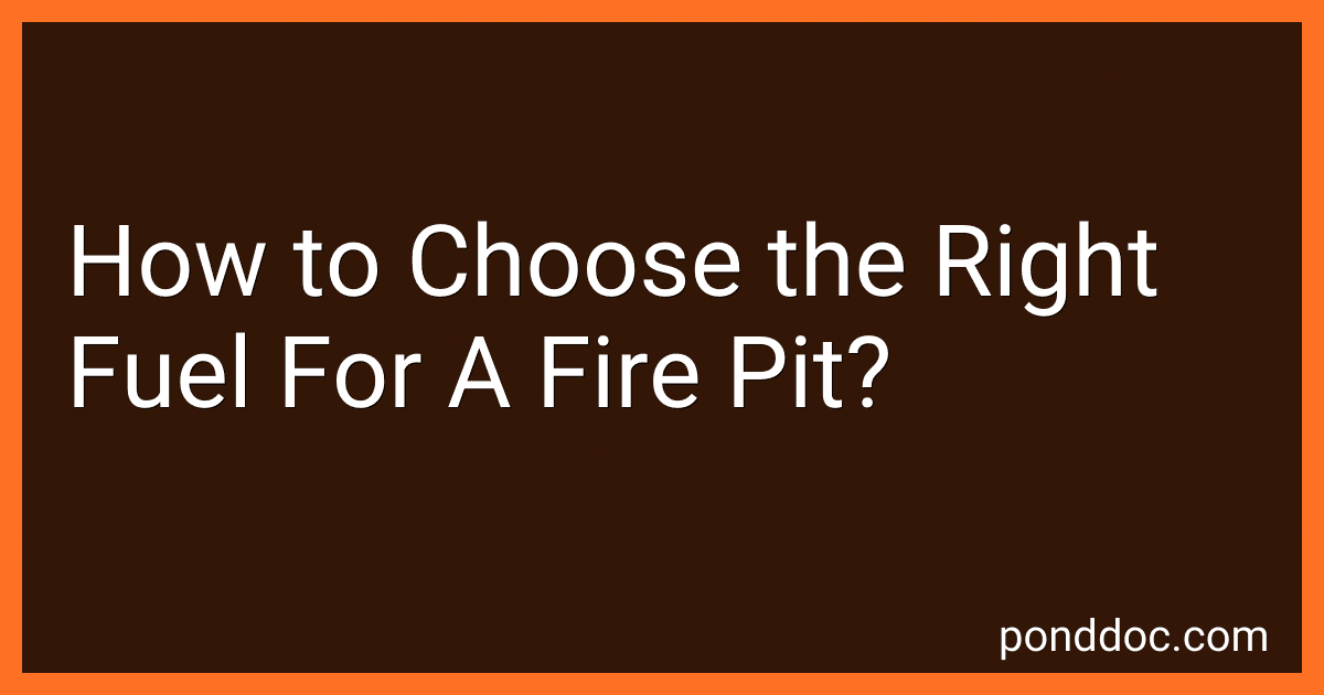 How to Choose the Right Fuel For A Fire Pit? image