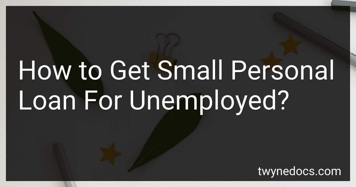 How to Get Small Personal Loan For Unemployed? image