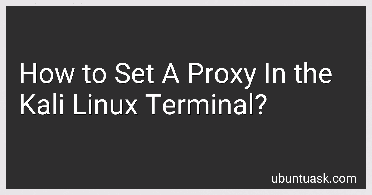How to Set A Proxy In the Kali Linux Terminal? image