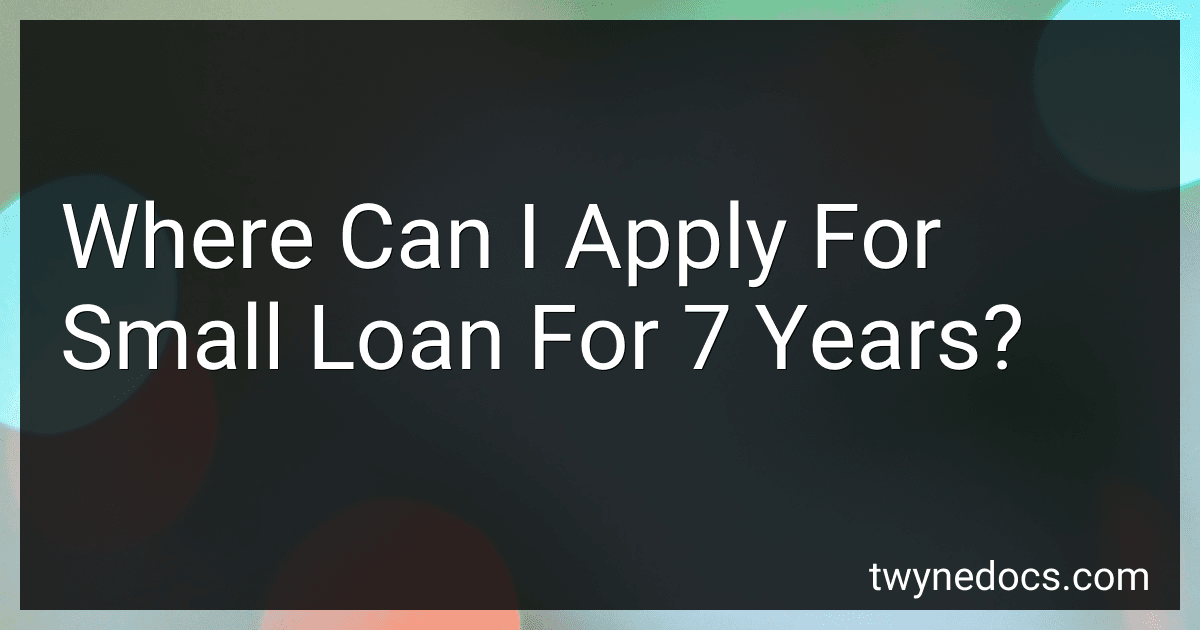 Where Can I Apply For Small Loan For 7 Years? image