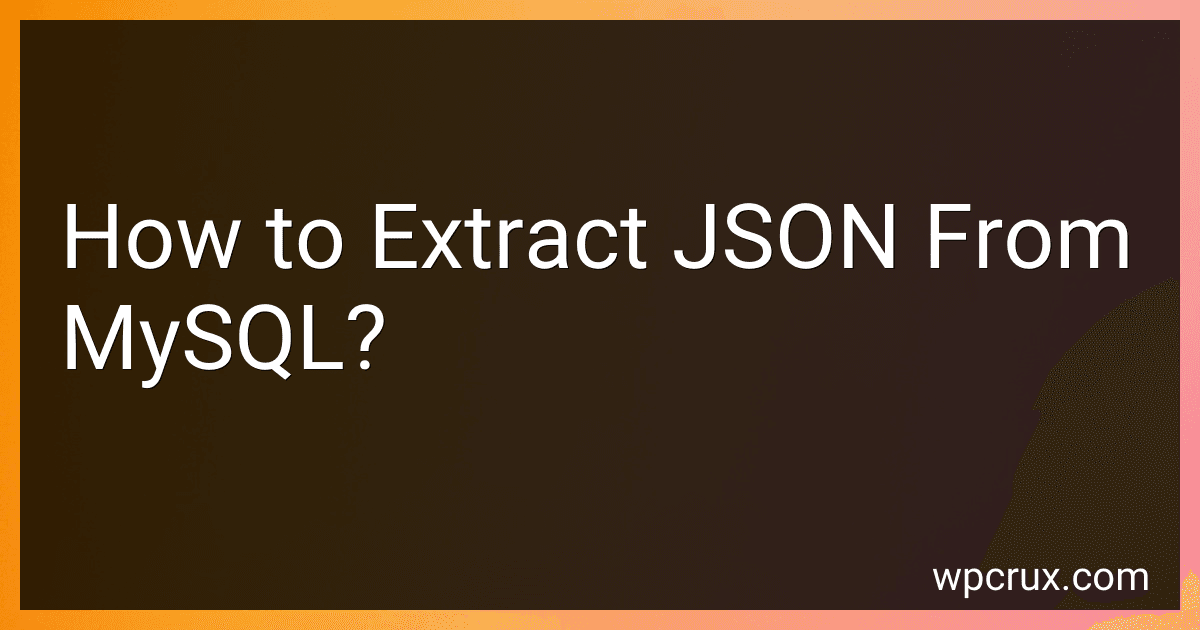 How to Extract JSON From MySQL? image