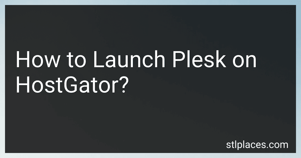 How to Launch Plesk on HostGator? preview