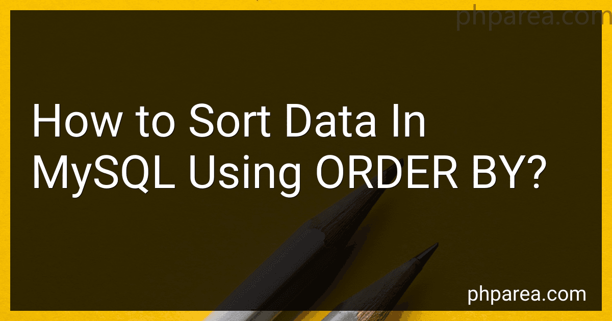 How to Sort Data In MySQL Using ORDER BY? image