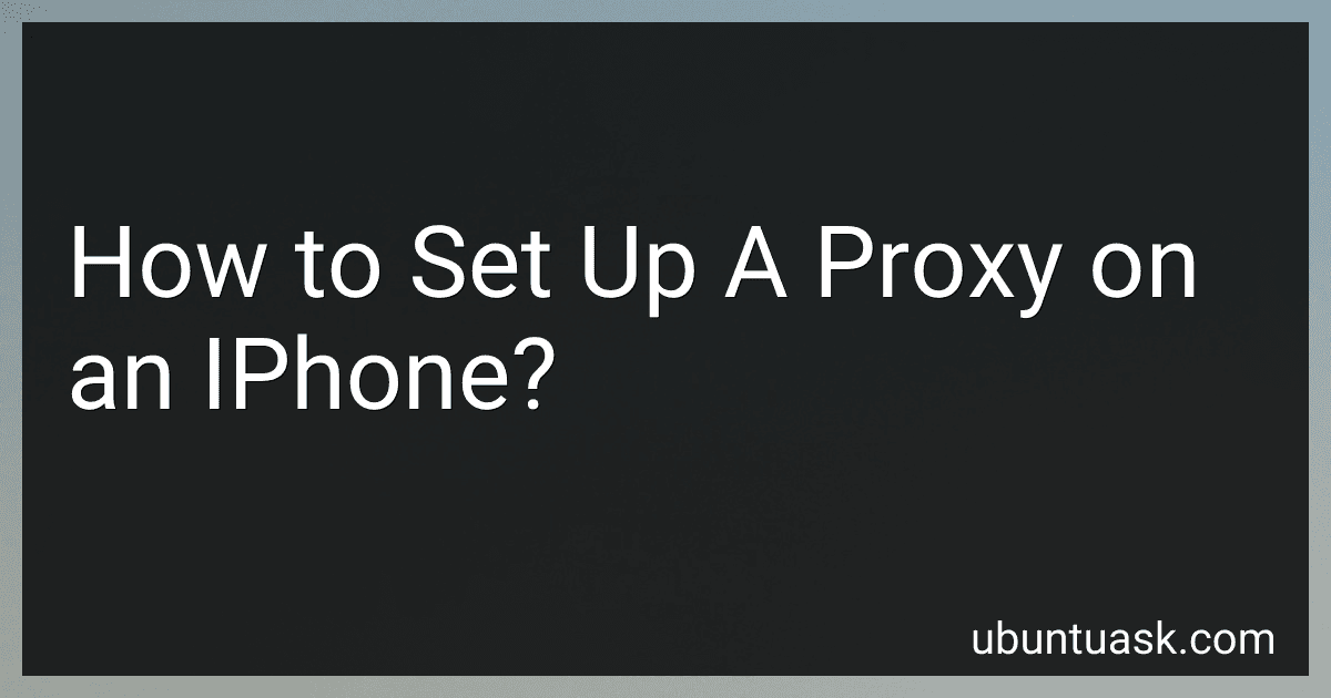 How to Set Up A Proxy on an IPhone? image
