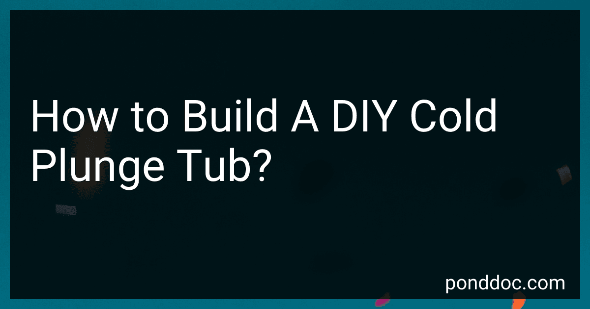 How to Build A DIY Cold Plunge Tub? image