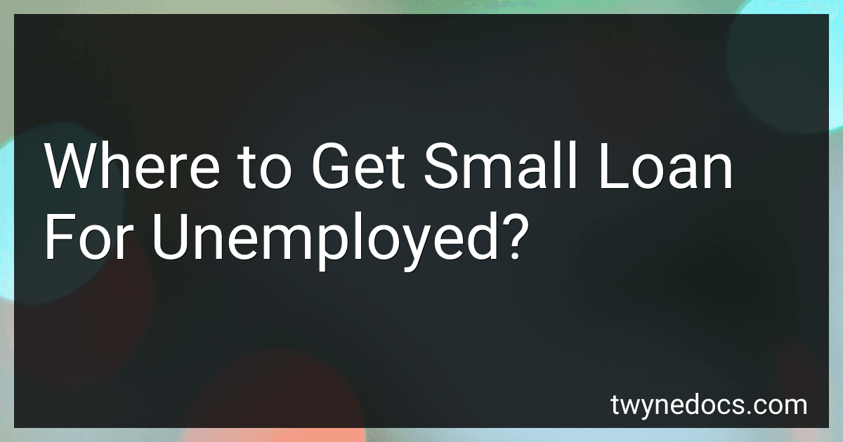 Where to Get Small Loan For Unemployed? image