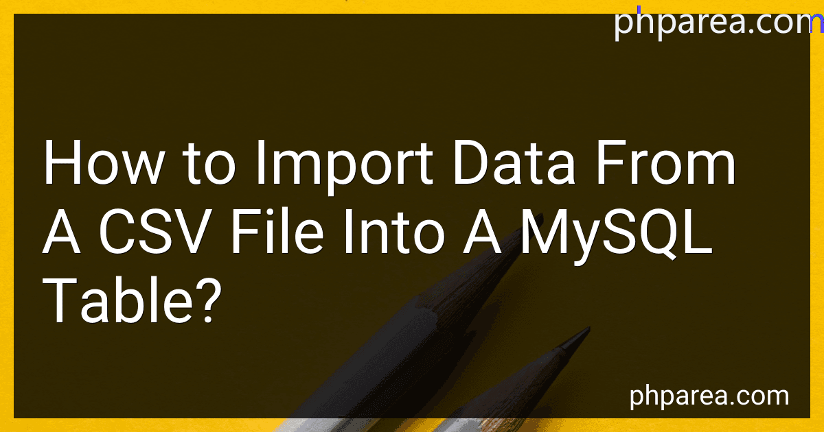 How to Import Data From A CSV File Into A MySQL Table? image