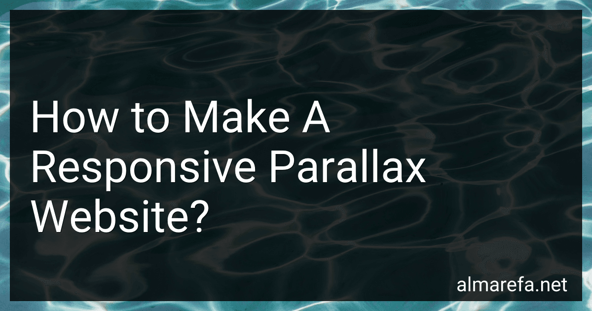 How to Make A Responsive Parallax Website? image