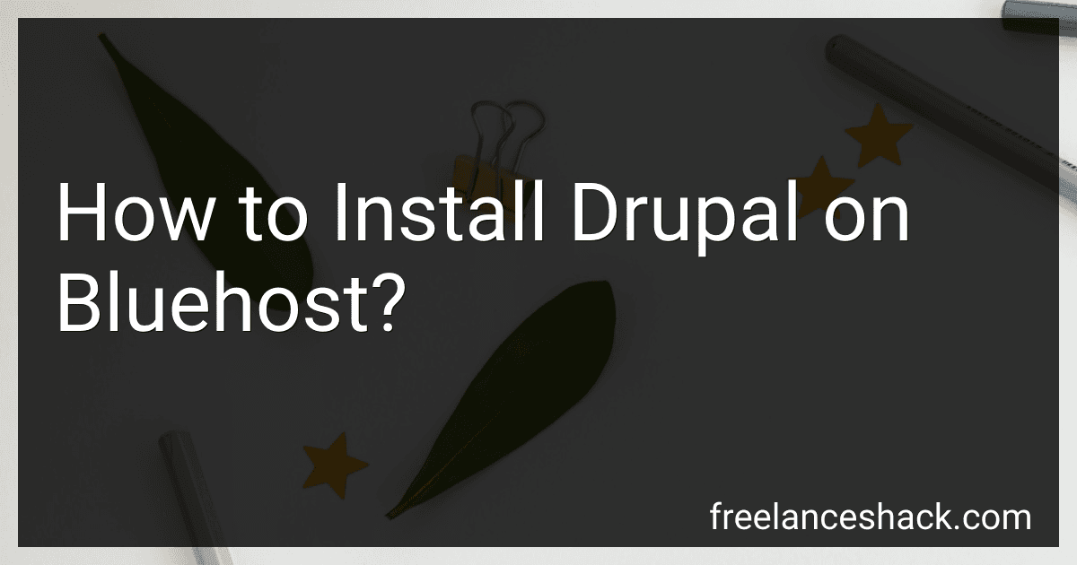 How to Install Drupal on Bluehost? image