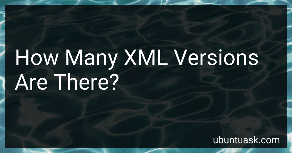 How Many XML Versions Are There? image