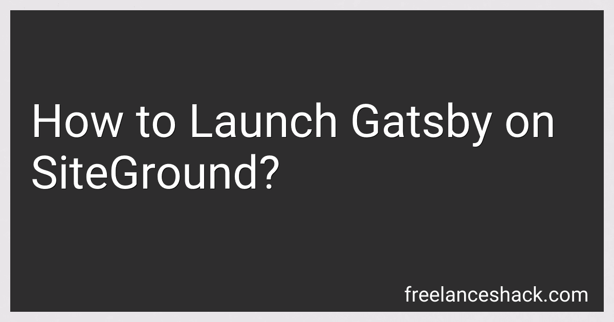 How to Launch Gatsby on SiteGround? preview