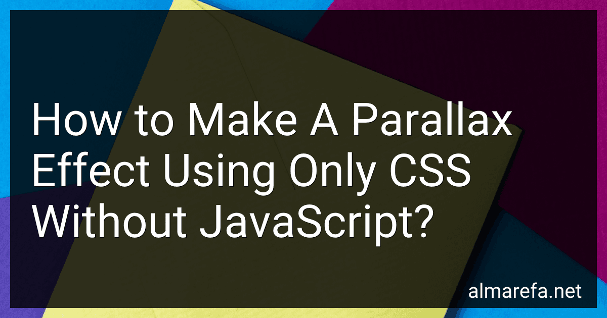 How to Make A Parallax Effect Using Only CSS Without JavaScript? image