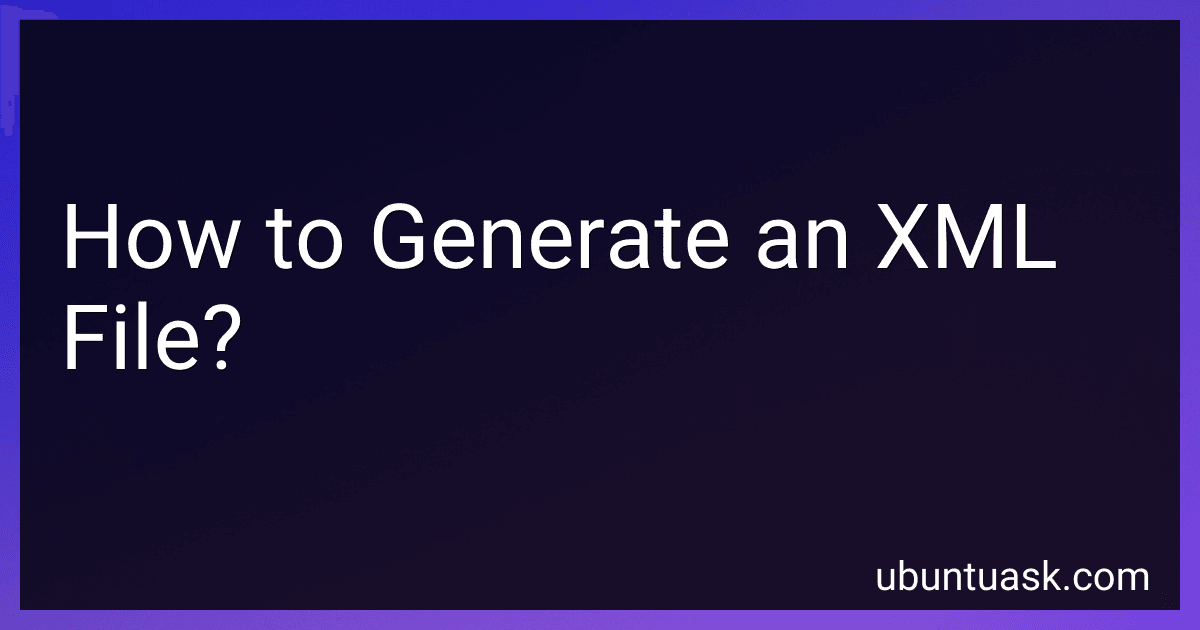 How to Generate an XML File? image