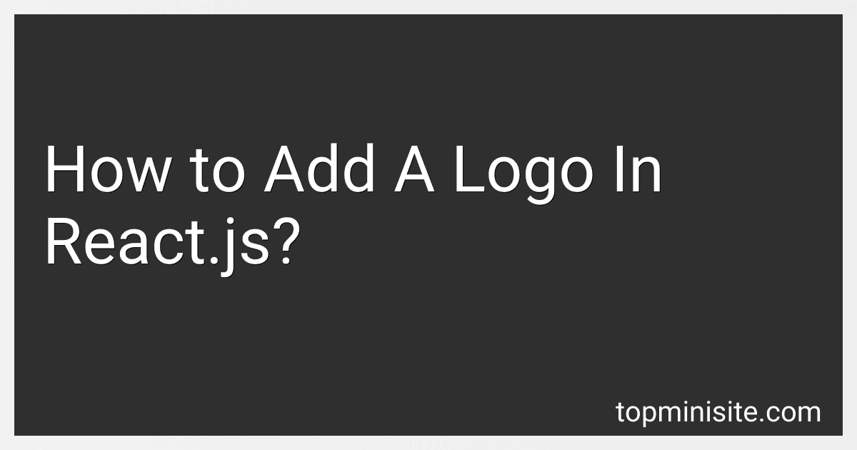 How to Add A Logo In React.js? image