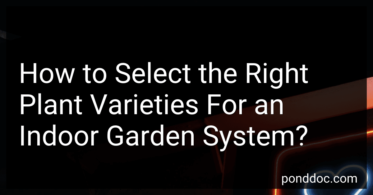 How to Select the Right Plant Varieties For an Indoor Garden System? image