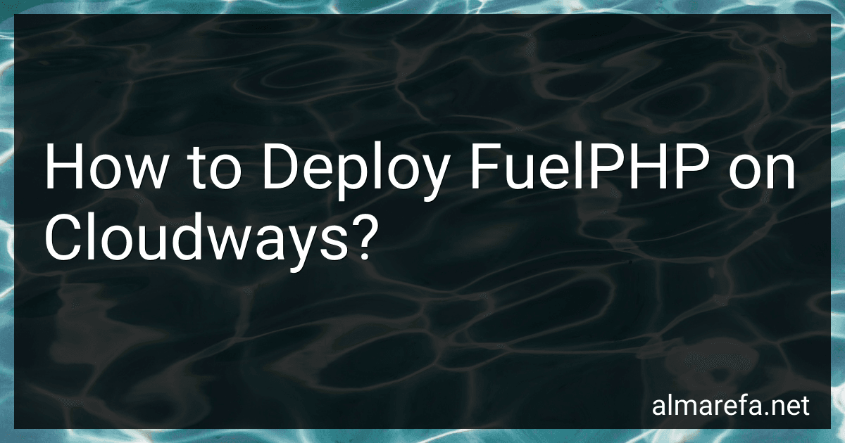 How to Deploy FuelPHP on Cloudways? image