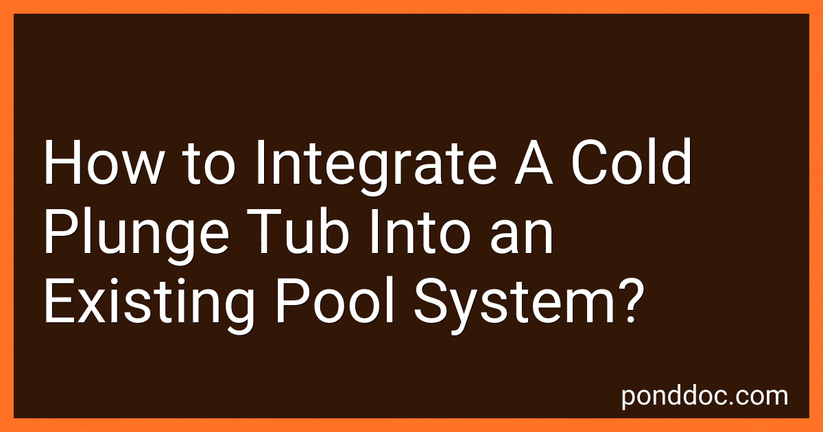 How to Integrate A Cold Plunge Tub Into an Existing Pool System? image