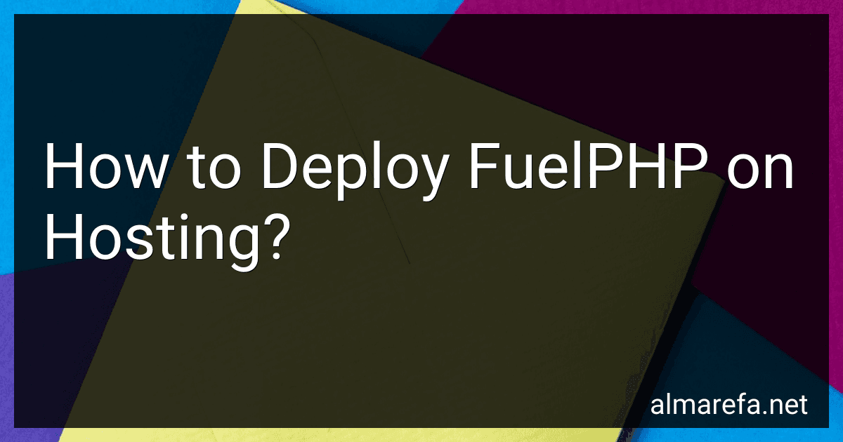 How to Deploy FuelPHP on Hosting? image
