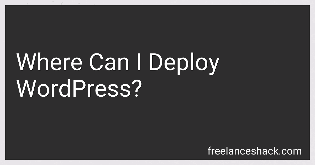 Where Can I Deploy WordPress? preview