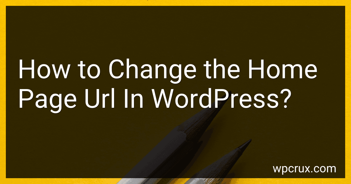 How to Change the Home Page Url In WordPress? image