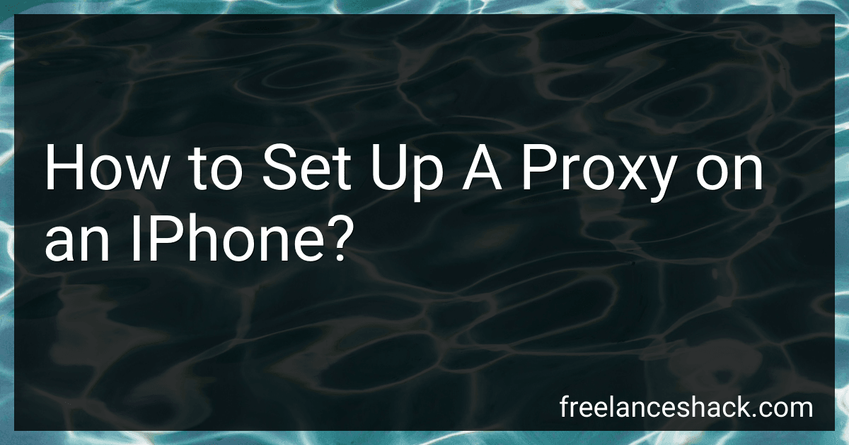 How to Set Up A Proxy on an IPhone? image