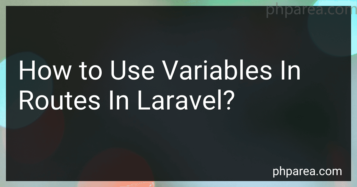 How to Use Variables In Routes In Laravel? image