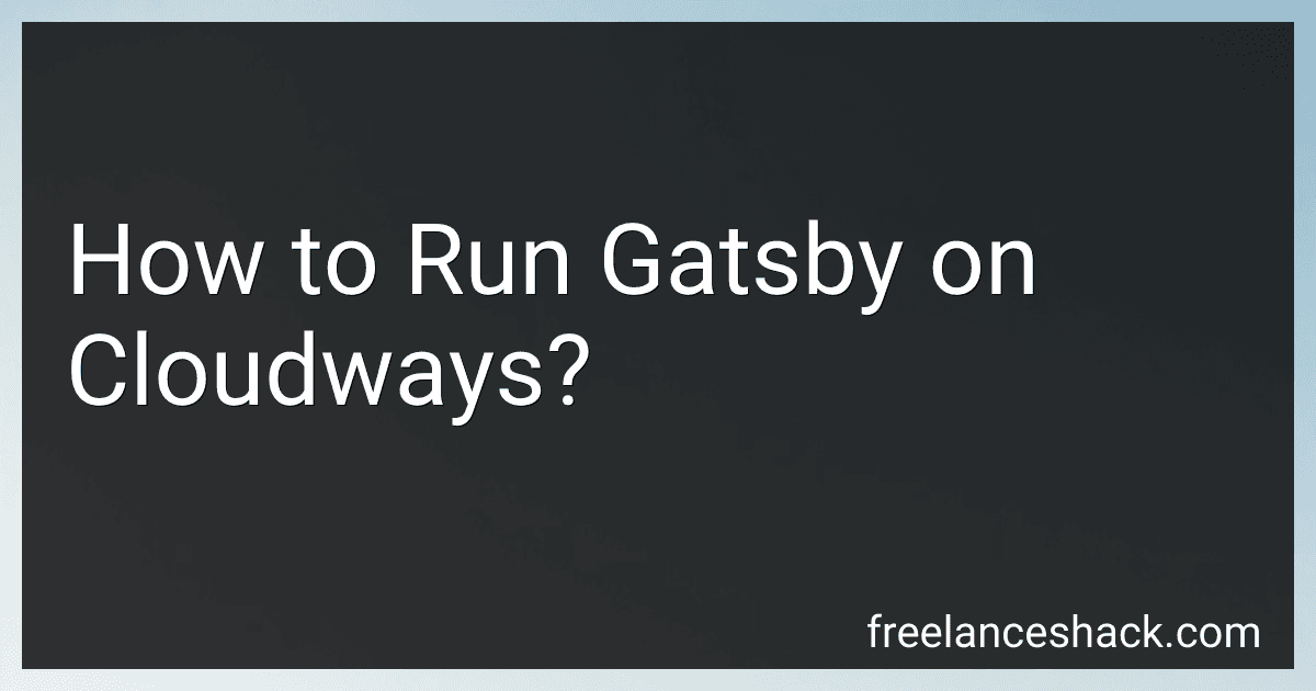 How to Run Gatsby on Cloudways? preview