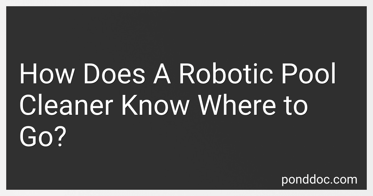 How Does A Robotic Pool Cleaner Know Where to Go? image