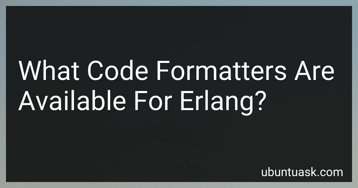 What Code Formatters Are Available For Erlang? image