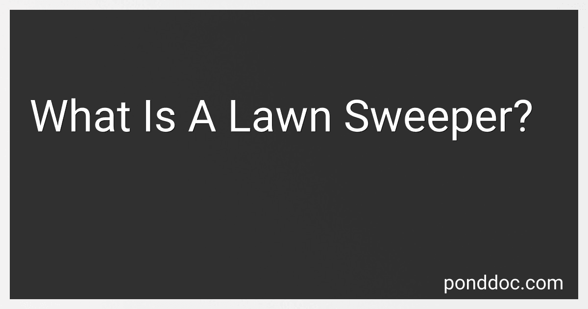 What Is A Lawn Sweeper? image