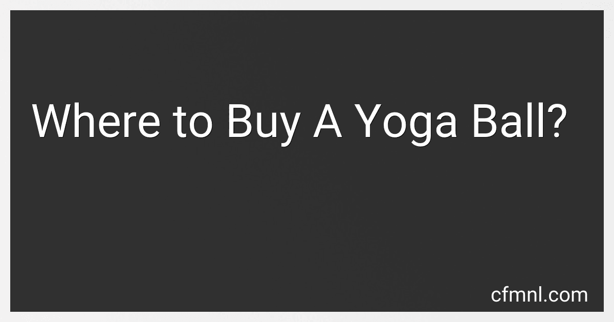 Where to Buy A Yoga Ball? preview