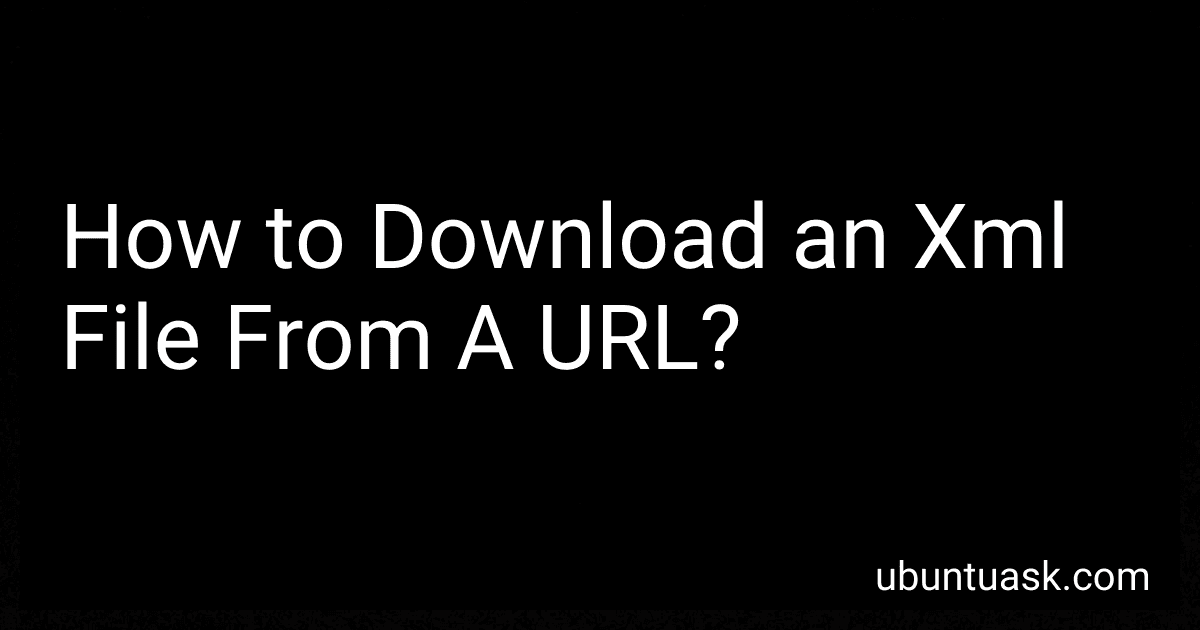 How to Download an Xml File From A URL? image