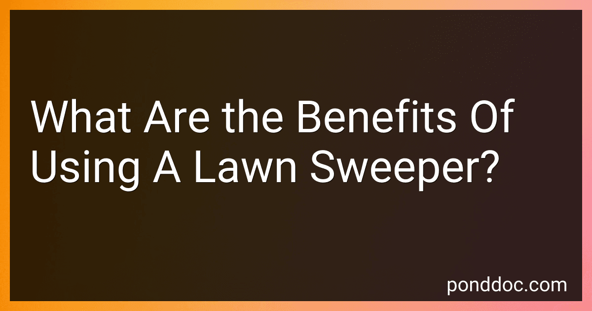 What Are the Benefits Of Using A Lawn Sweeper? image