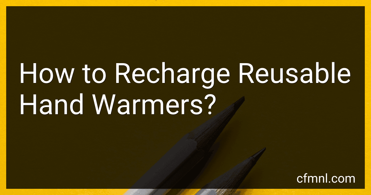 How to Recharge Reusable Hand Warmers? preview