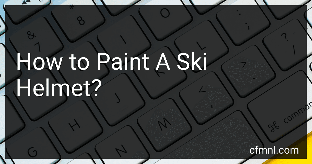 How to Paint A Ski Helmet? preview