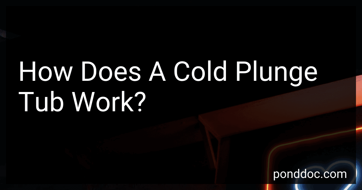 How Does A Cold Plunge Tub Work? image