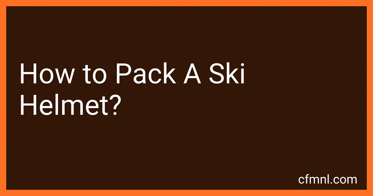 How to Pack A Ski Helmet? preview