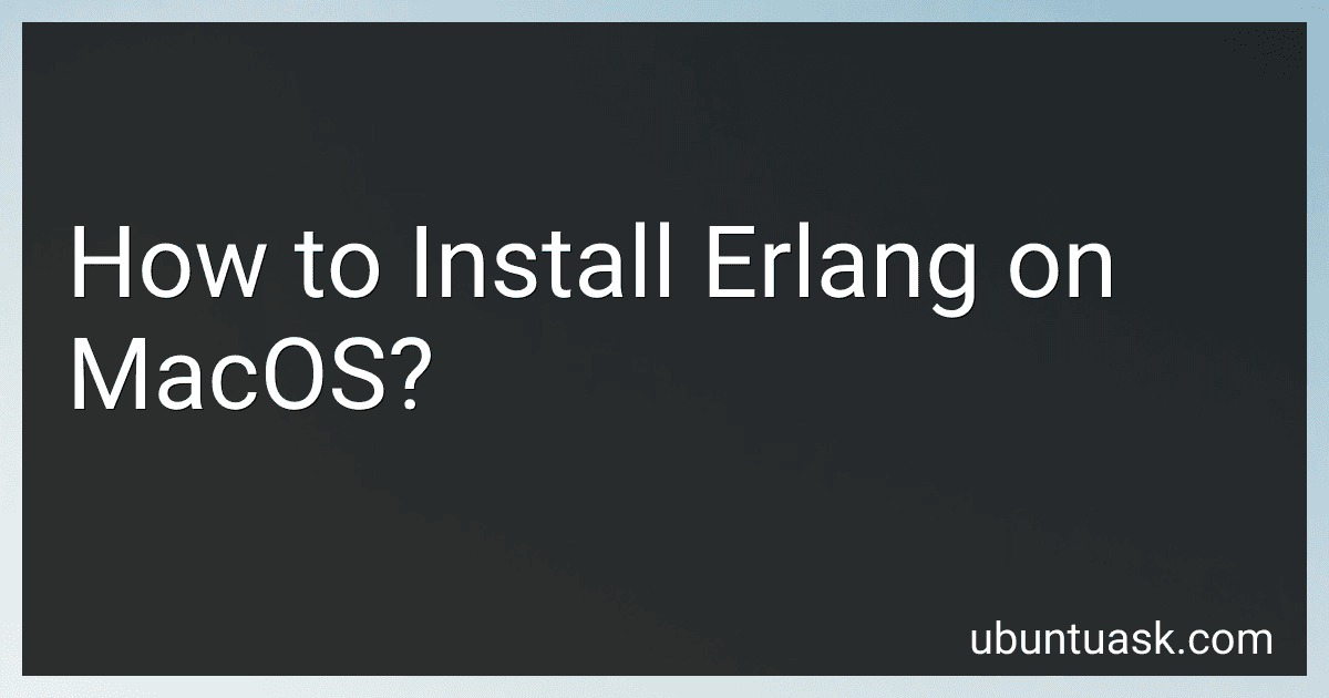 How to Install Erlang on MacOS? image