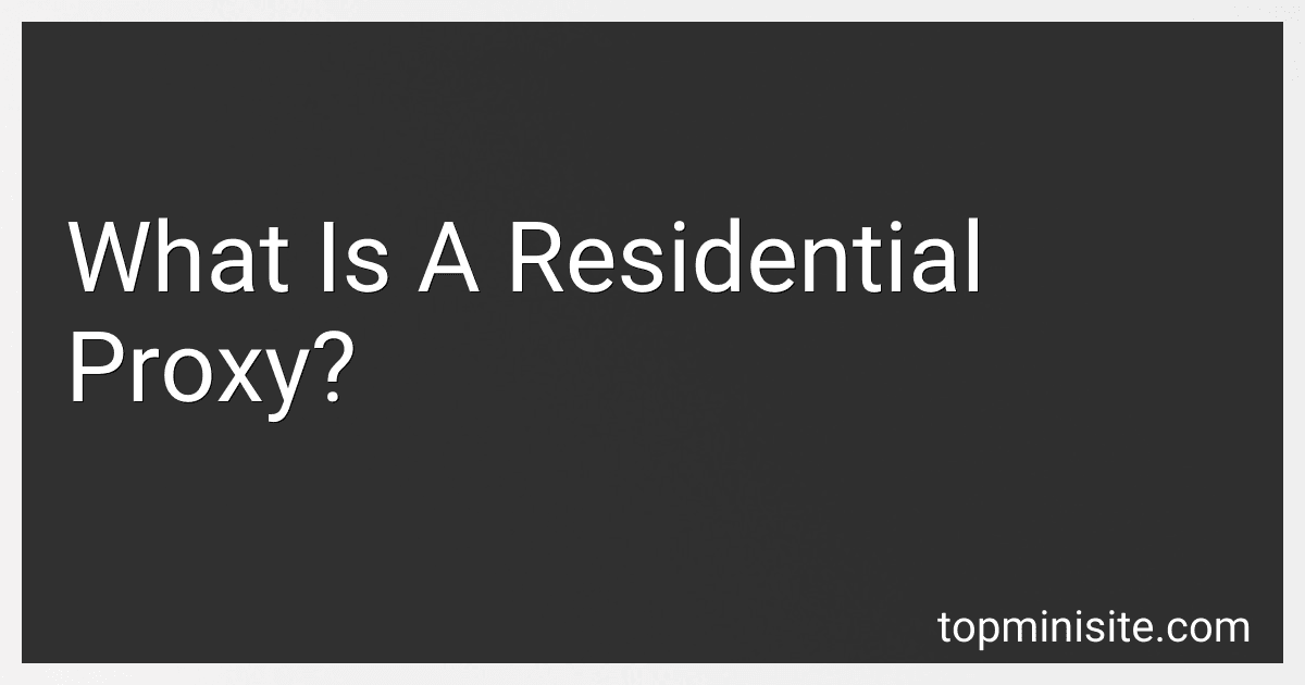 What Is A Residential Proxy? image
