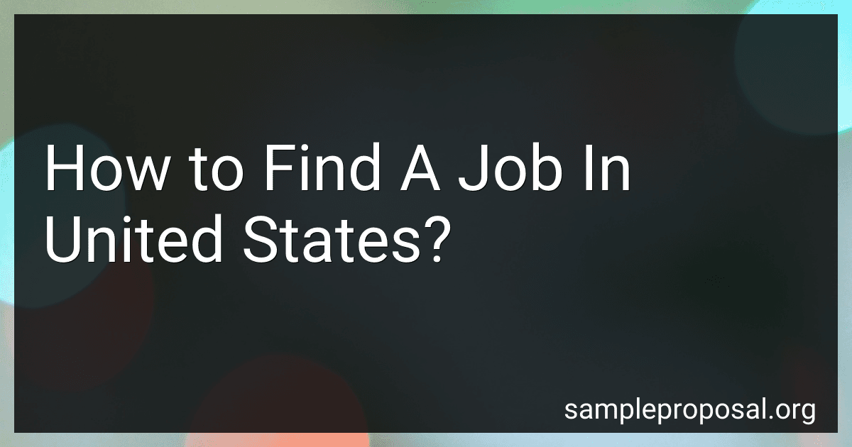 How to Find A Job In United States? image