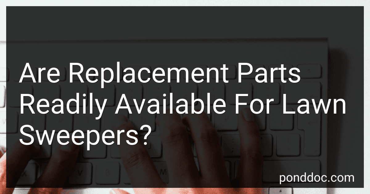 Are Replacement Parts Readily Available For Lawn Sweepers? image