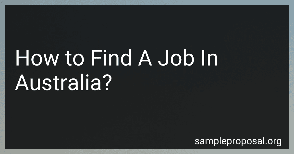 How to Find A Job In Australia? image