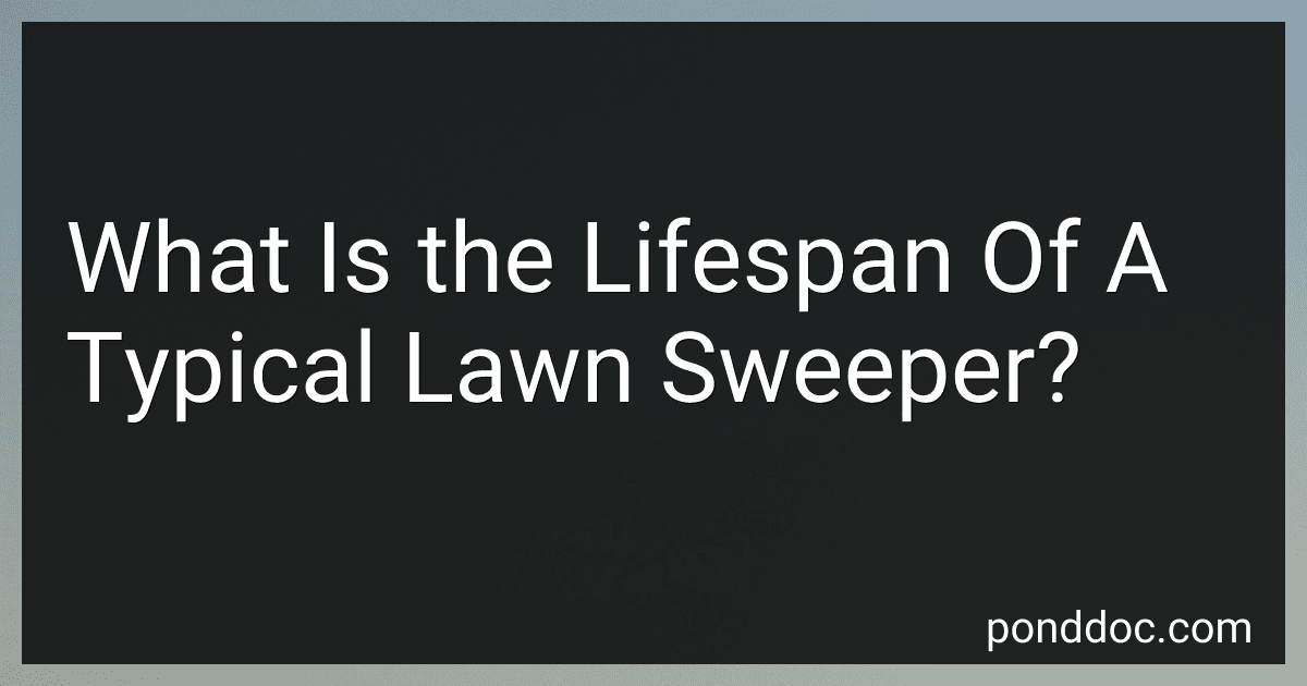 What Is the Lifespan Of A Typical Lawn Sweeper? image