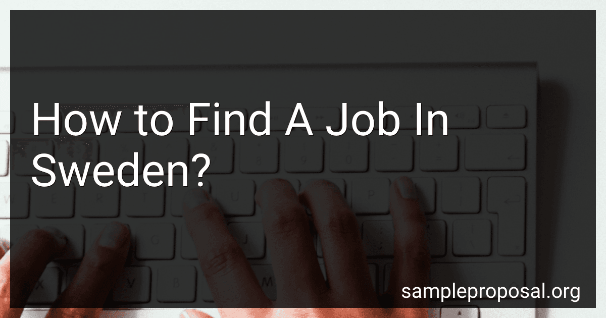 How to Find A Job In Sweden? image